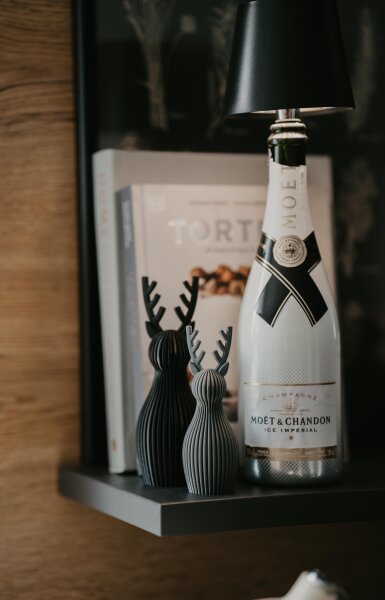 3D-Rentier – modern & minimalistisch