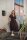 MUSSELIN KLEID BRAUN
