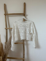 HÄCKEL PULLOVER WHITE S/M